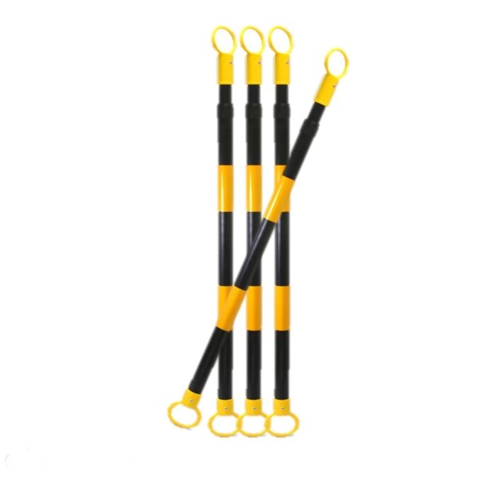 BARRA RETRÁCTIL DE SEGURIDAD - AMARILLO Y NEGRO
