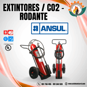 EXTINTOR RODANTE CO2 - ANSUL