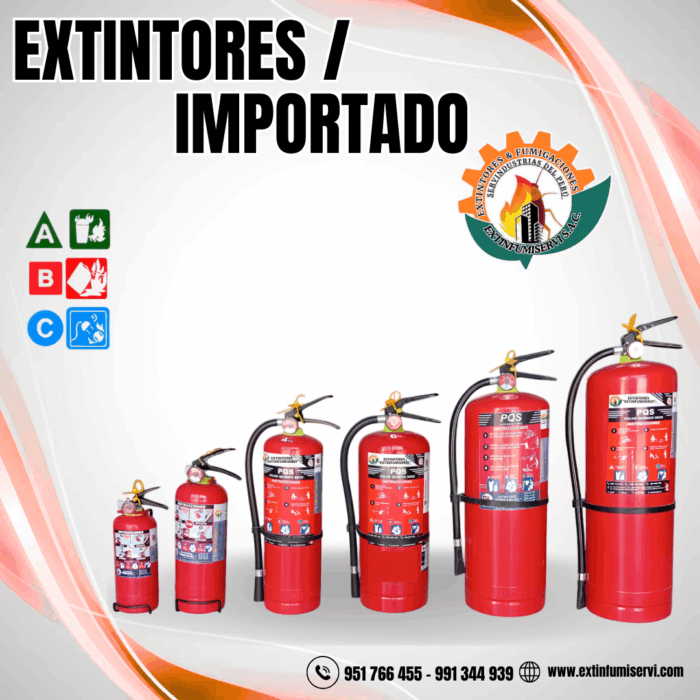 EXTINTOR PQS - IMPORTADO