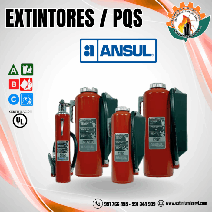EXTINTOR PQS - ANSUL RED LINE
